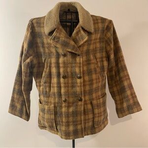 Vintage Woolrich 85% Wool Plaid Jacket Made in USA Women’s Size L